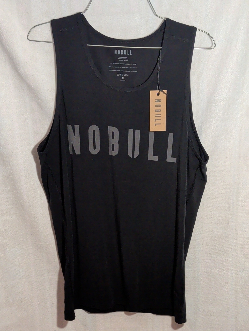 NOBULL Black Men's Logo Tank
